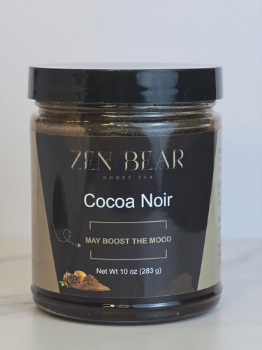 Cocoa Noir – Deep Dark Honey Cocoa Blend (10 oz) - Zenbear Honey Tea Cocoa Noir – Deep Dark Honey Cocoa Blend (10 oz) - Zenbear Honey Tea